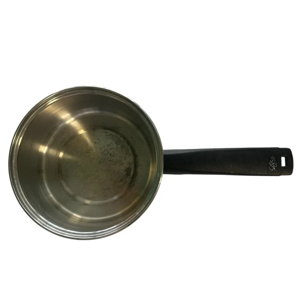 5 Piece Lifetime T304 Stainless Steel Custom Designed Pans 3 Pans LIDS NOT ORIGI